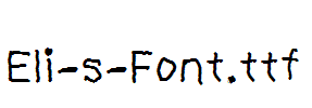 Eli-s-Font.ttf