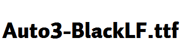 Auto3-BlackLF.ttf