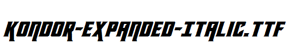 Kondor-Expanded-Italic.ttf