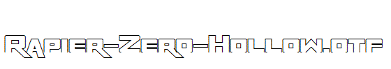 Rapier-Zero-Hollow.otf