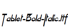 Tablet-Bold-Italic.ttf