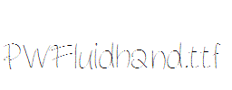 PWFluidhand.ttf