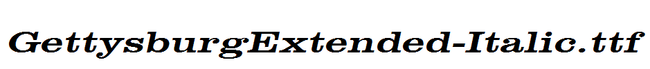 GettysburgExtended-Italic.ttf