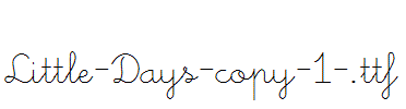 Little-Days-copy-1-.ttf