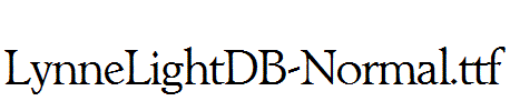 LynneLightDB-Normal.ttf