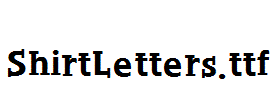 ShirtLetters.ttf