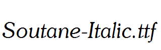 Soutane-Italic.ttf