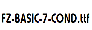 FZ-BASIC-7-COND.ttf