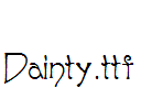 Dainty.ttf