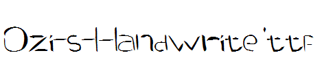 Ozi-s-Handwrite.ttf