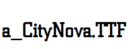 a_CityNova.ttf