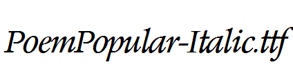 PoemPopular-Italic.ttf