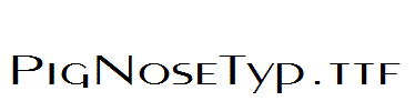 PigNoseTyp.ttf