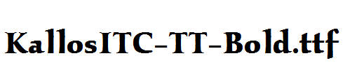 KallosITC-TT-Bold.ttf