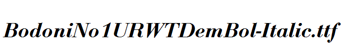 BodoniNo1URWTDemBol-Italic.ttf