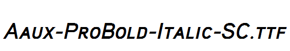 Aaux-ProBold-Italic-SC.ttf