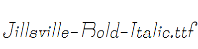 Jillsville-Bold-Italic.ttf