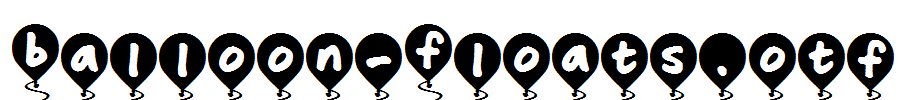 Balloon-Floats.otf