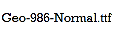 Geo-986-Normal.ttf