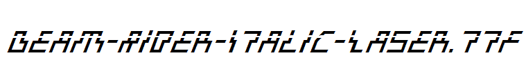 Beam-Rider-Italic-Laser.ttf