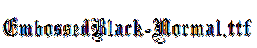 EmbossedBlack-Normal.ttf