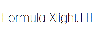 Formula-Xlight.ttf