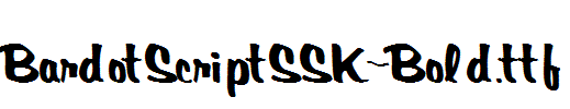 BardotScriptSSK-Bold.ttf