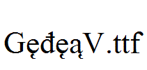 GedeaV.ttf