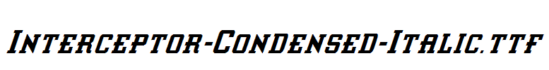 Interceptor-Condensed-Italic.ttf