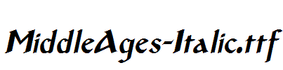 MiddleAges-Italic.ttf