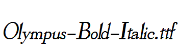 Olympus-Bold-Italic.ttf