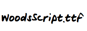 WoodsScript.ttf