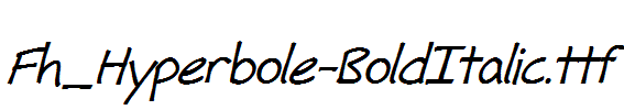 Fh_Hyperbole-BoldItalic.otf