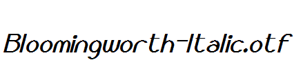 Bloomingworth-Italic.otf