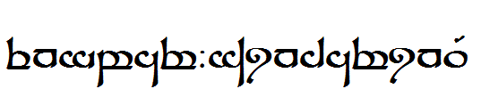 Tengwar-Sindarin.ttf