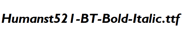 Humanst521-BT-Bold-Italic.ttf