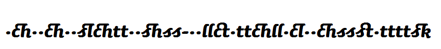 SaunaLigatures-BoldItalicSwash.ttf