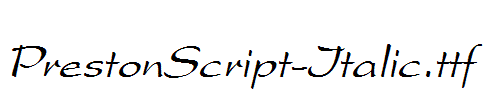 PrestonScript-Italic.ttf