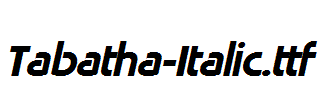 Tabatha-Italic.ttf