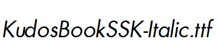 KudosBookSSK-Italic.ttf