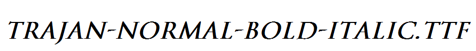 Trajan-Normal-Bold-Italic.ttf