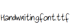 Handwritingfont.ttf