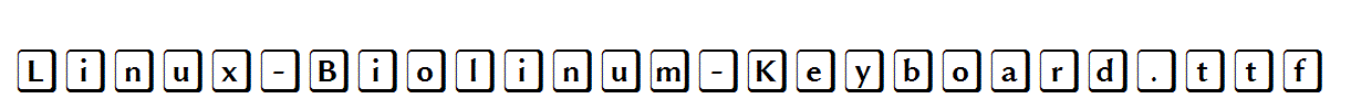 Linux-Biolinum-Keyboard.ttf