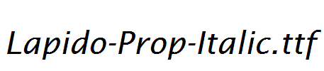 Lapido-Prop-Italic.ttf