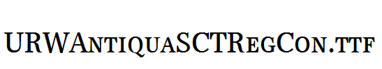 URWAntiquaSCTRegCon.ttf