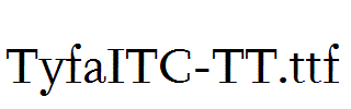 TyfaITC-TT.ttf