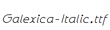 Galexica-Italic.ttf