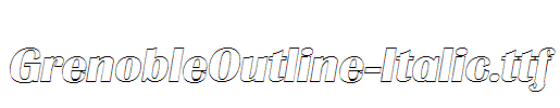 GrenobleOutline-Italic.ttf