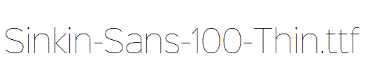 Sinkin-Sans-100-Thin.ttf