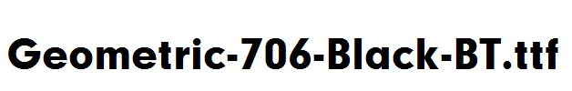 Geometric-706-Black-BT.ttf